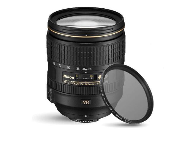Nikon AF-S NIKKOR 24-120mm f/4G ED VR Lens + UV Filter - New in White Box