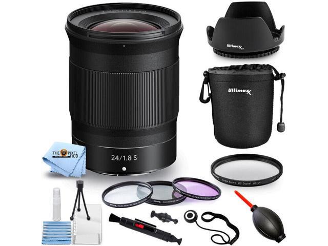 Nikon NIKKOR Z 24mm f/1.8 S Lens 20080 + FIlter Kit + Lens Pouch Bundle