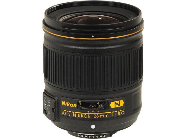 Nikon AF-S NIKKOR 28mm f/1.8G Lens 2203 - With 10 Piece Accessory Bundle