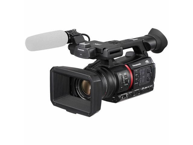 Panasonic AG-CX350 4K Camcorder + 256GB + Tripod + Microphone Bundle
