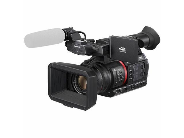 Panasonic AG-CX350 4K Camcorder + 128GB + Tripod + Microphone Bundle