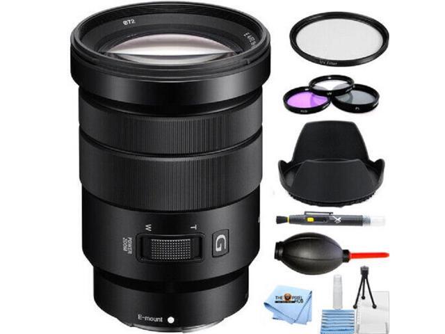 Sony E PZ 18-105mm f/4 G OSS Lens SELP18105G Pro Filter Kit Bundle