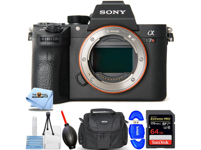 Sony Alpha a7R IIIA Mirrorless Digital Camera (Body Only) + 64GB + Case Bundle