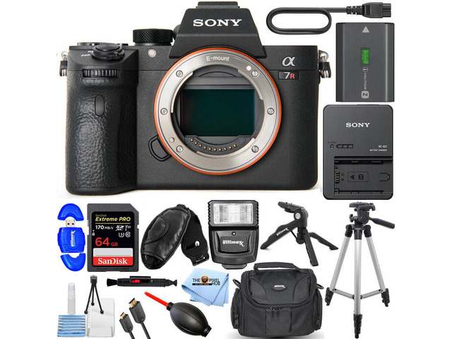 Sony Alpha a7R IIIA Mirrorless Digital Camera (Body) - 12PC Accessory Bundle