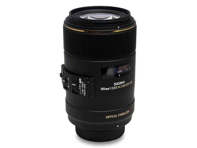 Sigma 105mm f/2.8 EX DG OS HSM Macro Lens for Nikon F + UV Ultraviolet Filter