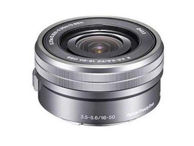 Sony E PZ 16-50mm f/3.5-5.6 OSS Lens (Silver) - White Box Filter Kit Bundle