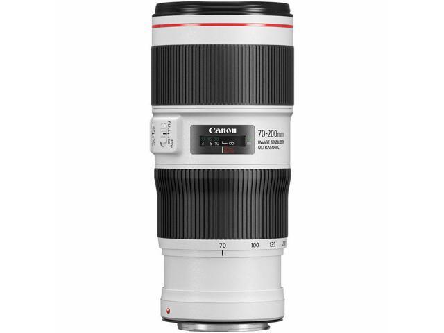 Canon EF 70-200mm f/4L IS II USM Lens + Telephoto and Wide Angle Lenses Bundle