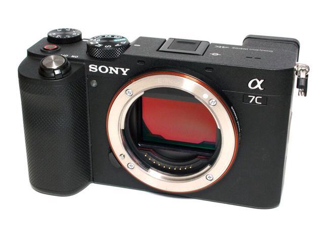 Sony Alpha a7C Mirrorless Digital Camera Body ILCE7C/B - 7PC Accessory Bundle