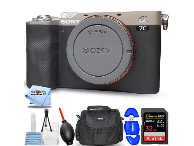 Sony Alpha a7C Mirrorless Digital Camera (Body Only, Silver) - 7PC Accessory Kit