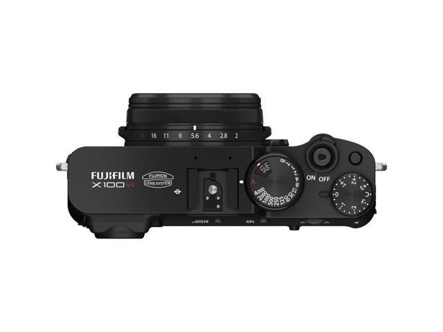 FUJIFILM X100VI Digital Camera (Black) 16821913 - 7PC Accessory Bundle