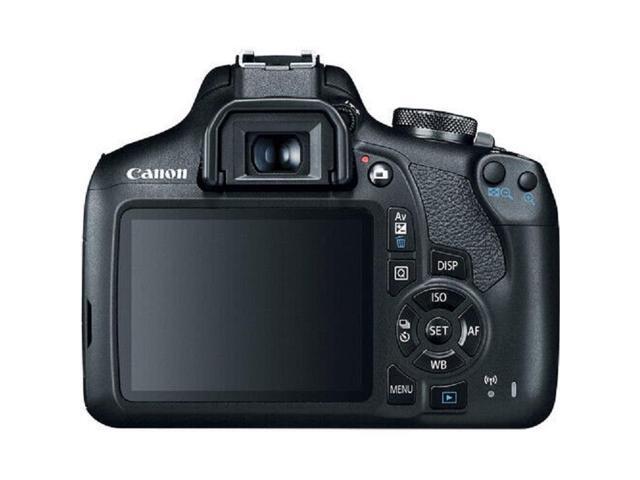 Canon EOS Rebel T7 Camera 3 Lens Kit 18-55mm + 32GB + Flash Top Value Bundle