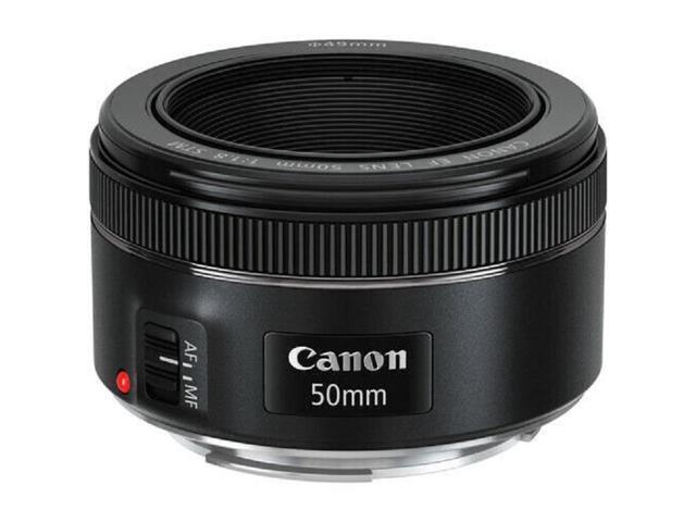 Canon EF 50mm f/1.8 STM Lens 0570C002 + UV Ultraviolet Filter