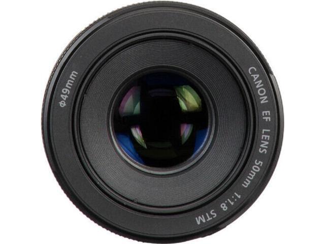 Canon EF 50mm f/1.8 STM Lens 0570C002 + UV Ultraviolet Filter
