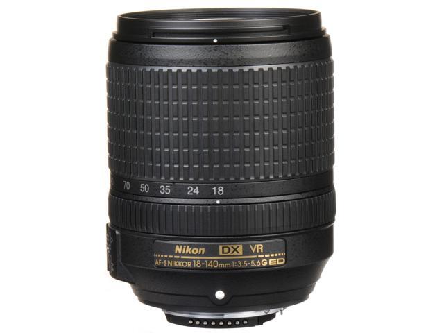 Nikon AF-S DX NIKKOR 18-140mm f/3.5-5.6G ED VR Lens 2213 - 7PC Accessory Bundle