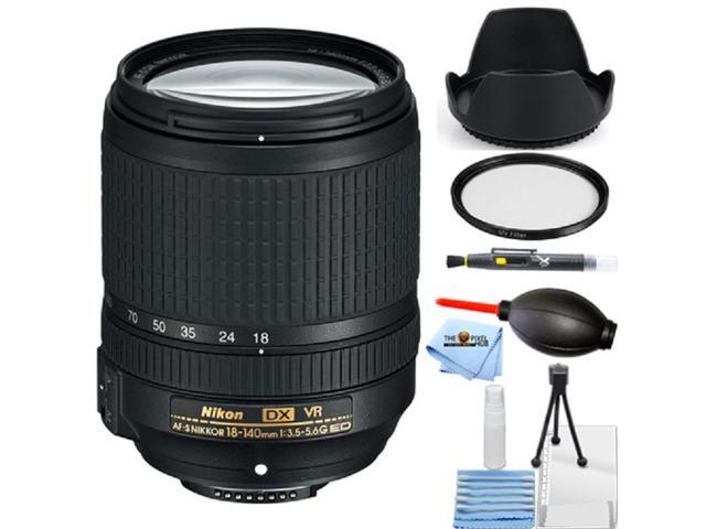 Nikon AF-S DX NIKKOR 18-140mm f/3.5-5.6G ED VR Lens STARTER BUNDLE White Box