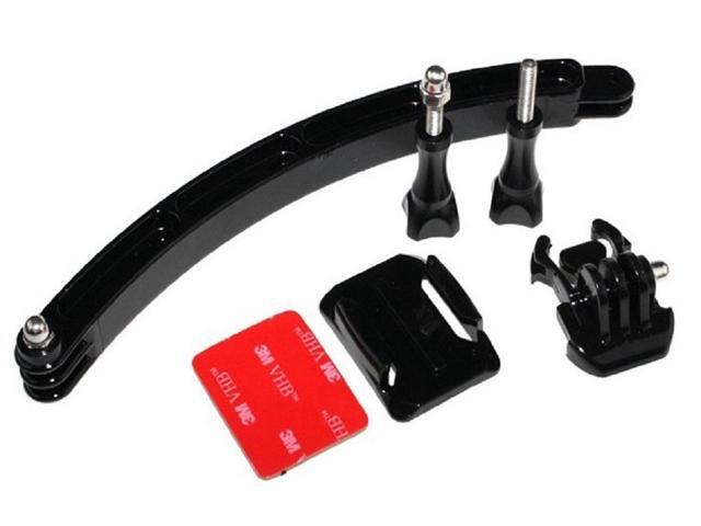 Adjustable Curved Helmet Self Arm Mount Holder for GoPro HERO9 8 7 6 5 4 3+
