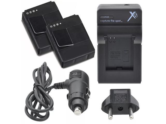 Extended Life Replacement 2x Battery and Charger AHDBT-301 GoPro HERO3 HERO3+