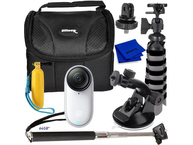 Insta360 GO 3S Standalone Action Camera (64GB, Arctic White) - 8PC Bundle