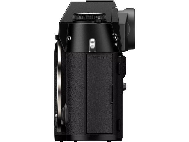 FUJIFILM X-T50 Mirrorless Camera (Black) 16828222 - 12PC Accessory Bundle