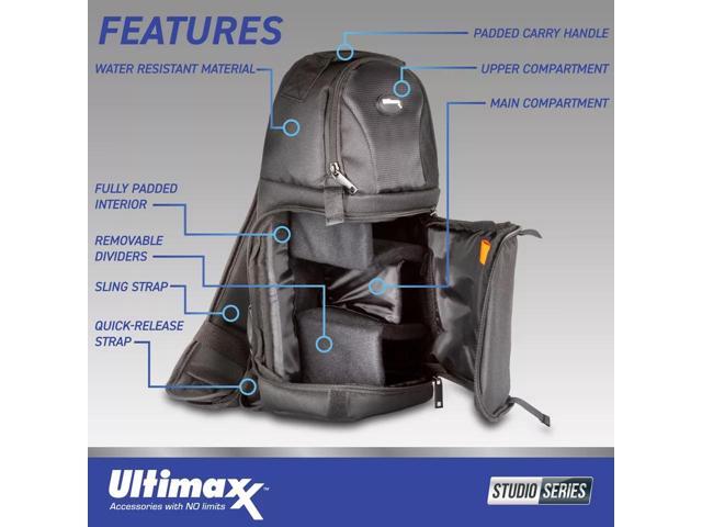 Water Resistant Digital Camera Sling Backpack Shoulder Bag for Camera & Mavic 2