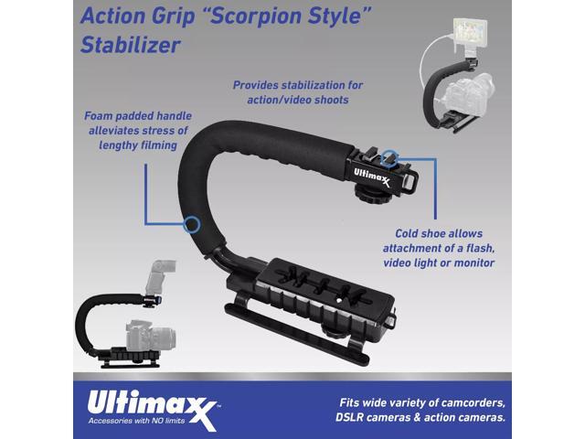 Ultimaxx 4K Ultra HD 42MP Camcorder Video Vlog Camera with LED Light 15PC Bundle