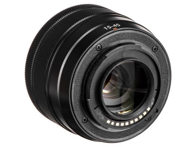 Fujifilm XC 15-45mm f/3.5-5.6 OIS PZ Lens (Black) + UV Ultraviolet Filter