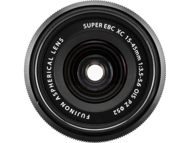 Fujifilm XC 15-45mm f/3.5-5.6 OIS PZ Lens (Black) + UV Ultraviolet Filter