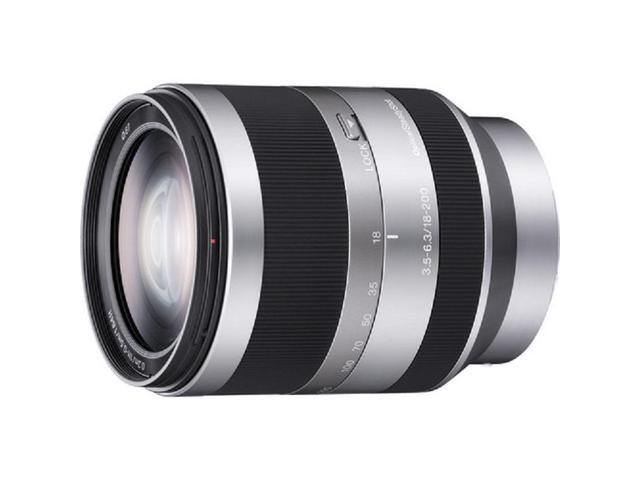 Sony Alpha SEL18200 E-Mount 18-200mm F3.5-6.3 OSS Lens (Silver) - 10PC Bundle