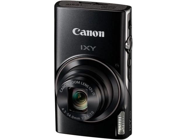Canon Compact Digital Camera IXY650 (Black) IXY650BK - 7PC Accessory Bundle