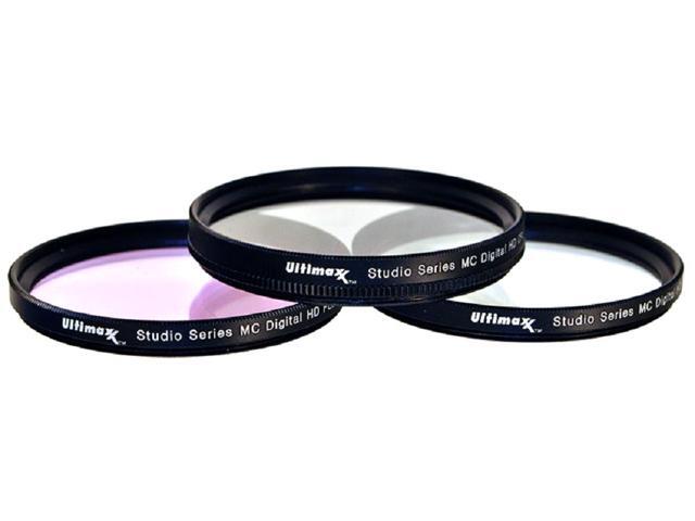 ULTIMAXX 46mm 3-Piece Multi-Coated HD UV / CPL / FLD Filter Set 46mm