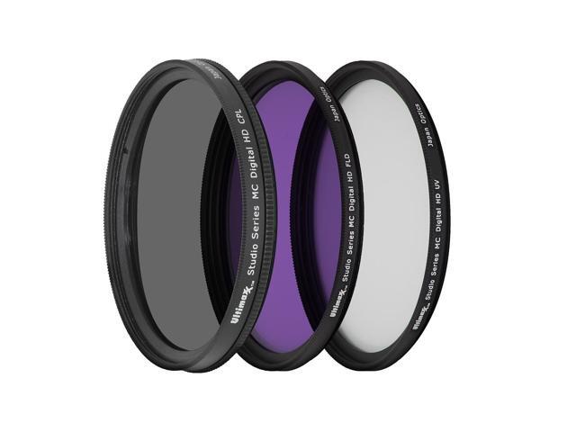 ULTIMAXX 46mm 3-Piece Multi-Coated HD UV / CPL / FLD Filter Set 46mm