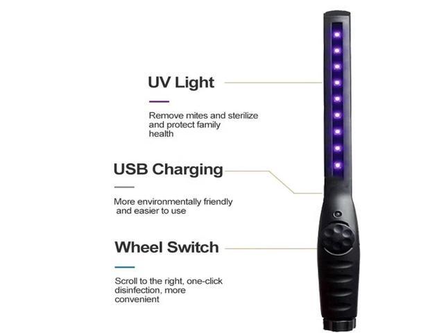 Portable UV UVC Light S*terilizer Disinfection Lamp Ultra-Violet Handheld Wand