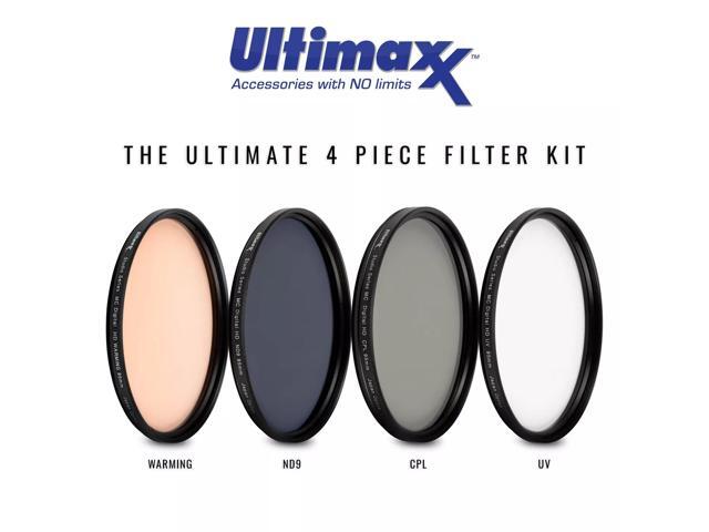 ULTIMAXX 105mm 4 Piece Multi Coated HD Filter Kit 105mm (UV, CPL, Warming, FLD)