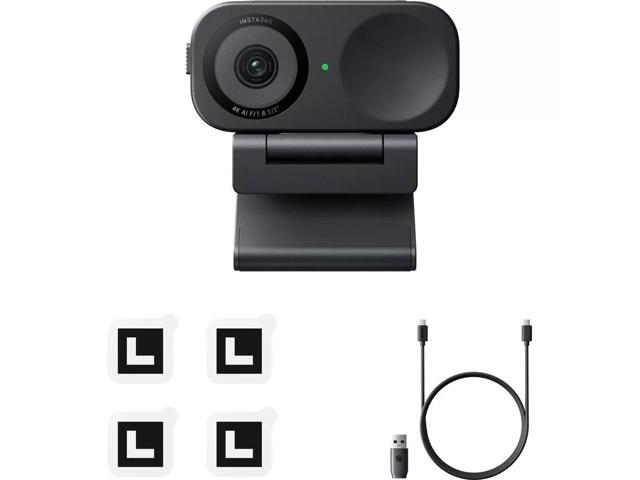 Insta360 - Link 2C 4K Webcam for Conferencing, Gaming & Streaming, 1/2" Sensor, AutoFraming, works w/ Zoom, Teams, Twitch & more - Black - image 6