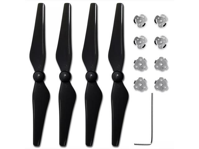 ULTIMAXX Phantom 4 Quick Release Nylon Propeller Prop with Install Kit (Black)