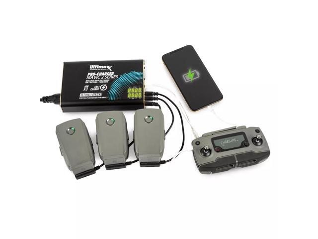Mavic 2 Pro Zoom Intelligent Rapid Battery Charger for 3 Batteries + 2 USB Ports