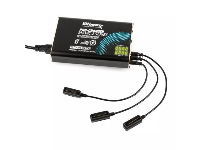 Mavic 2 Pro Zoom Intelligent Rapid Battery Charger for 3 Batteries + 2 USB Ports