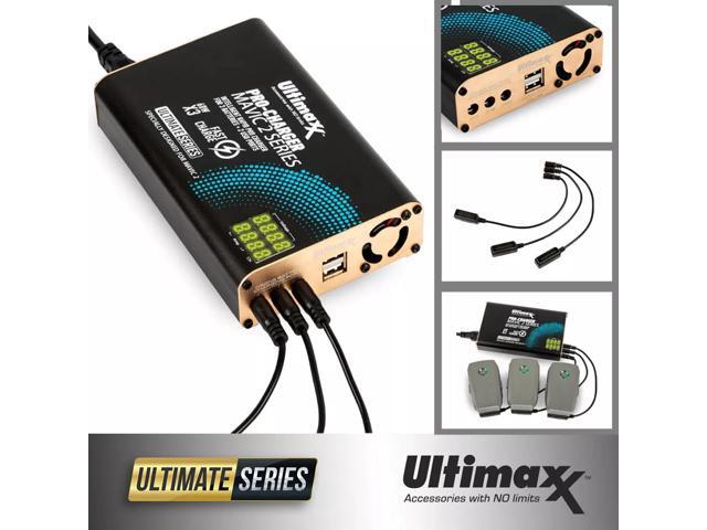 Mavic 2 Pro Zoom Intelligent Rapid Battery Charger for 3 Batteries + 2 USB Ports
