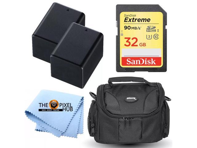 Battery Accessory Bundle Kit for Canon VIXIA HF R800 R80 R82 R50 R52 R400 R40