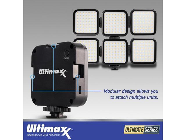 Ultimaxx Mini 49 LED Video Light - USB / Built-In Rechargeable Li-ion Battery