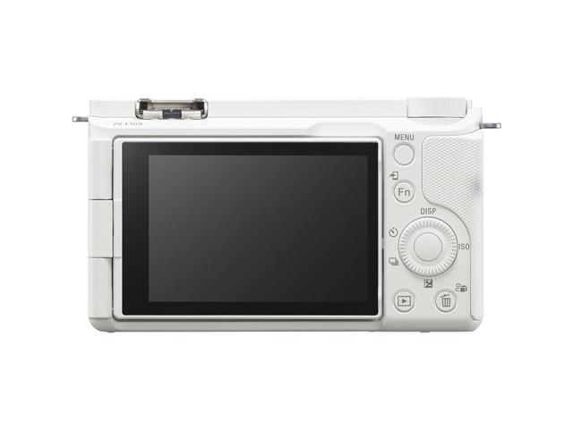 Sony ZV-E10 II Mirrorless Camera (White) ZVE10M2W - 12PC Accessory Bundle
