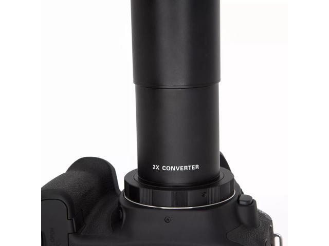2X Teleconverter Converter for 500mm 800mm & 650-1300mm T-Mount Lenses