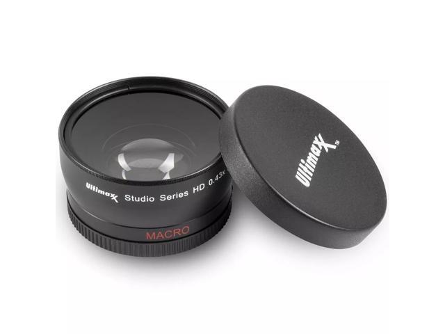 ULTIMAXX 40.5mm .43x Ultra Fast AF HD Wide Angle Lens for DSLR + Video Recording