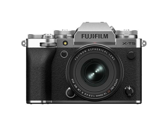 FUJIFILM X-T5 Mirrorless Camera with XF 16-50mm f/2.8-4.8 Lens (Silver) Bundle