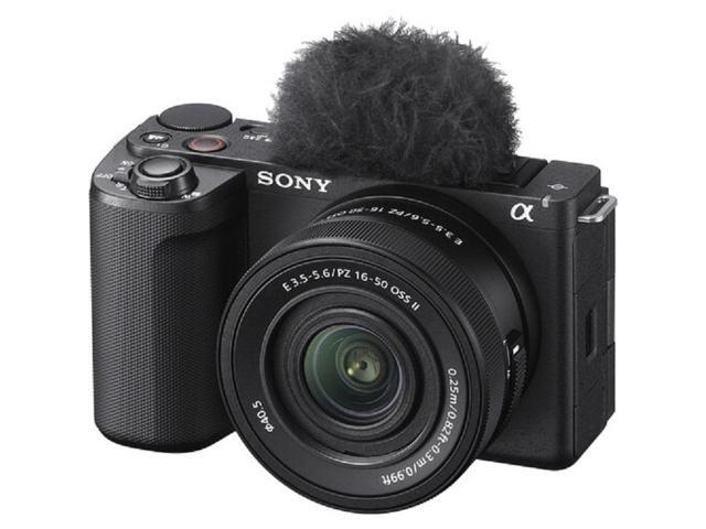 Sony ZV-E10 II Mirrorless Camera with 16-50mm Lens (Black) - 7PC Accessory Kit