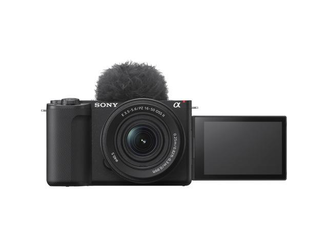 Sony ZV-E10 II Mirrorless Camera with 16-50mm Lens (Black) - 7PC Accessory Kit