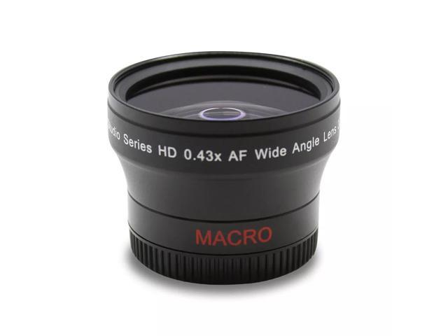 ULTIMAXX 72mm 0.43x Wide Angle Lens with 62/72, 67/72, 77/72 Ring Adapters