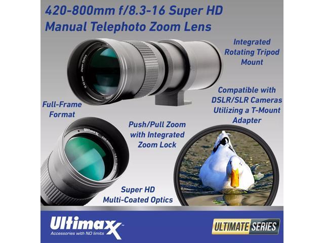 Nikon D5600 DSLR with AF-P DX 18-55mm + 420-800mm Lenses - Top Value Bundle