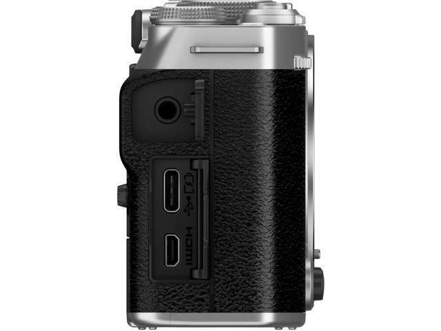 FUJIFILM X-M5 Mirrorless Camera with XC 15-45mm Lens (Silver) - 12PC Bundle