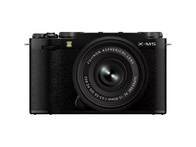 FUJIFILM X-M5 Mirrorless Camera with XC 15-45mm f/3.5-5.6 Lens (Black) - Kit
